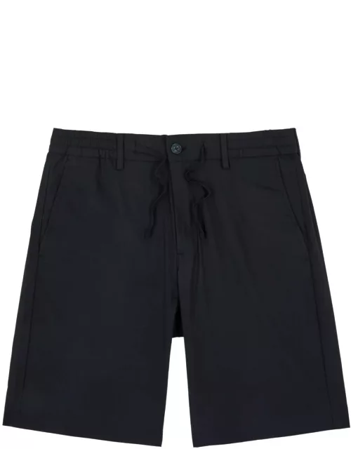 NN07 Seb Cotton-blend Shorts - Navy - 46 (W30 / S)