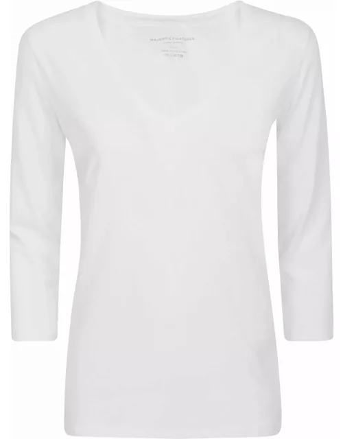 Majestic Filatures Majestic T-shirts And Polos White