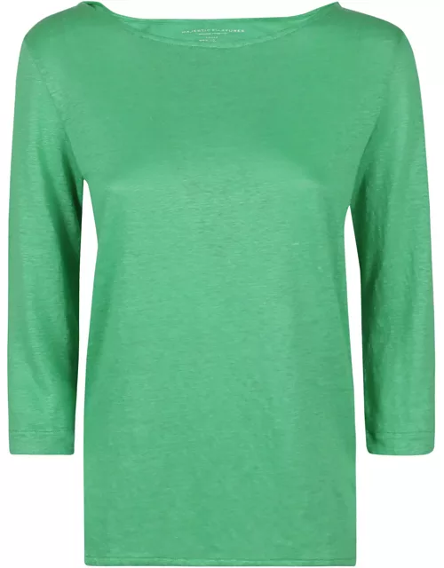Majestic Filatures Majestic T-shirts And Polos Green