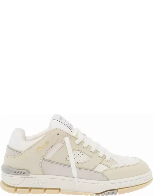 Axel Arigato area Lo White Sneakers With Embossed Logo In Leather Blend Man