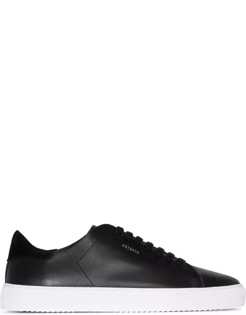 Axel Arigato Black clean Sneakers With Logo In Calf Leather Man