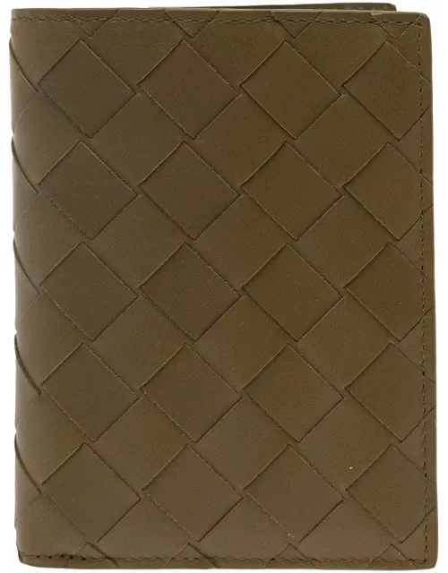 Bottega Veneta Woven Bi-fold Wallet