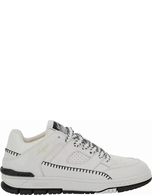 Axel Arigato area Lo Sneaker Stitch White Low Top Sneakers With Contrasting Stitch Detail In Leather Man