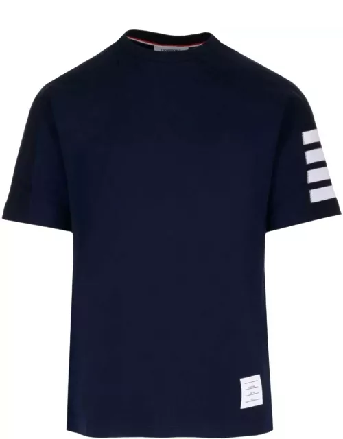 Thom Browne 4 Bar Stripe Crewneck T-shirt