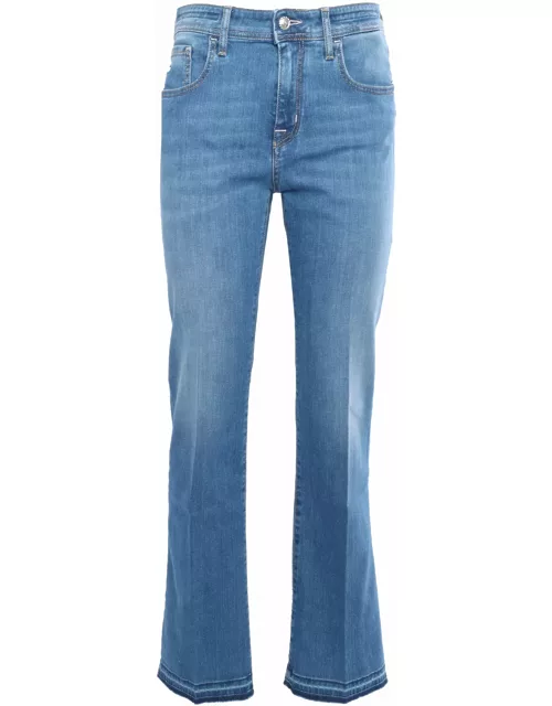 Jacob Cohen Blue 5 Pocket Jean