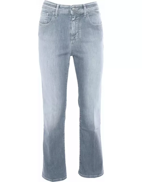 Jacob Cohen Gray 5 Pocket Jean