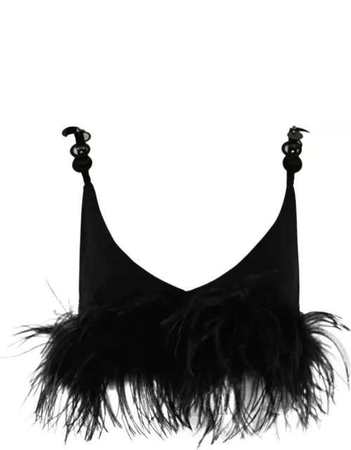 Pinko Top With Feather