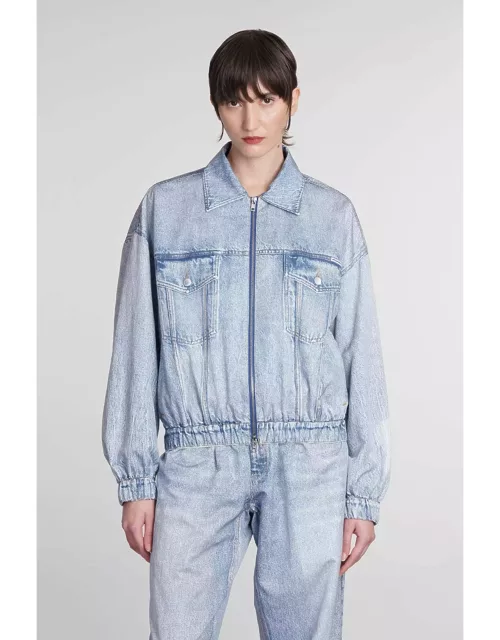 Alexander Wang Denim Jackets In Blue Cotton