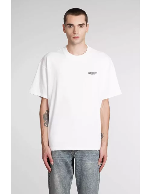 REPRESENT T-shirt In White Cotton