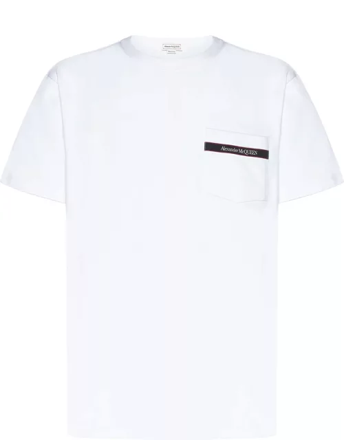 Alexander McQueen Logo-chest Pocket T-shirt