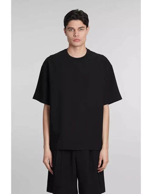 Attachment T-shirt In Black Polyester