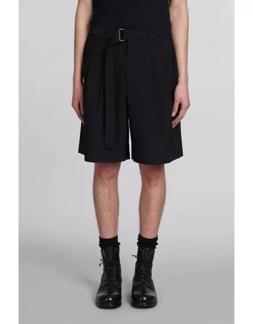Attachment Shorts In Black Polyester