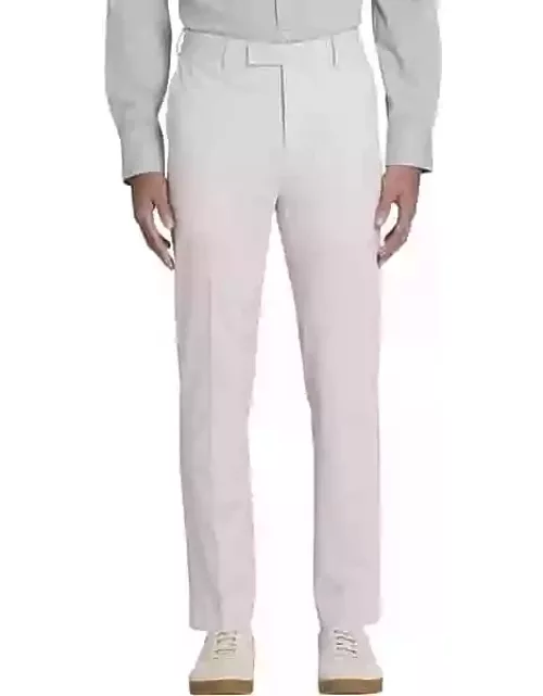 Egara Skinny Fit Stripe Men's Suit Separates Pants Lavender Stripe