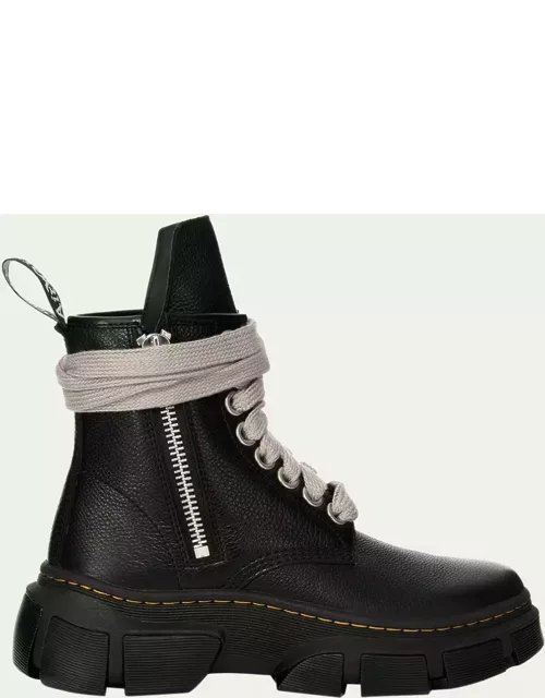 x Dr. Martens Leather Jumbo Lace Combat Boot
