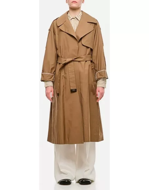 Max Mara The Cube Utrench Impermeable Coat Brown