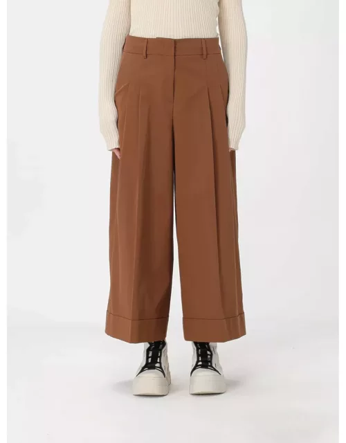 Pants PT01 Woman color Brown