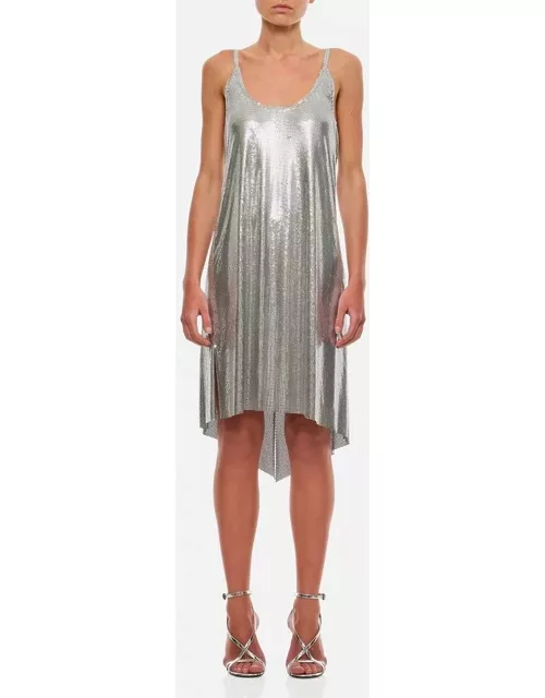 Rabanne Sparkle Dress Silver