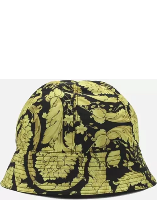 Versace Bucket Hat With All-over Baroque Print