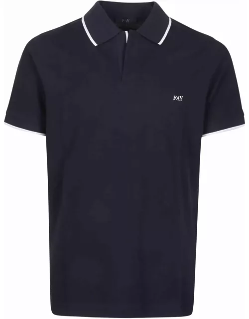 Fay Piquet Stretch Contry Club Polo Shirt
