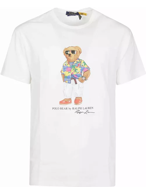 Polo Ralph Lauren Print Beach Club Bear T-shirt