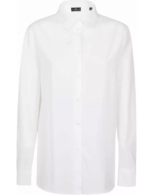 Etro Long Sleeve Oxford Boyfit Shirt