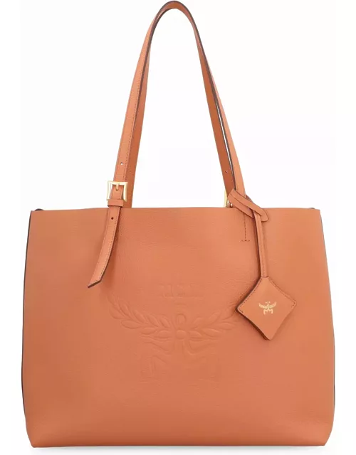 MCM Himmel Leather Tote