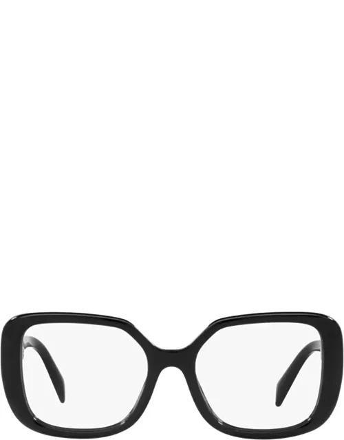 Prada Eyewear Pr 10zv Black Glasse