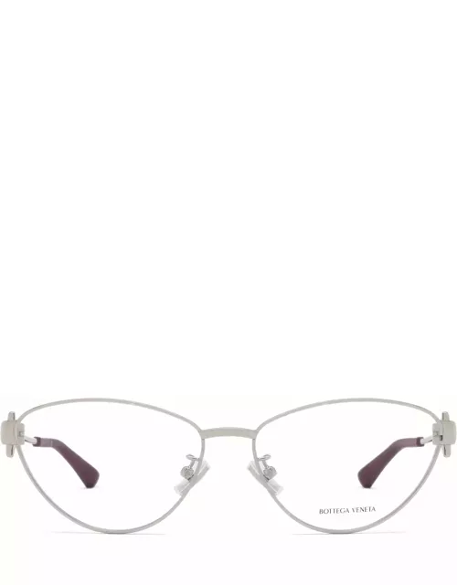 Bottega Veneta Eyewear Bv1188o Silver Glasse