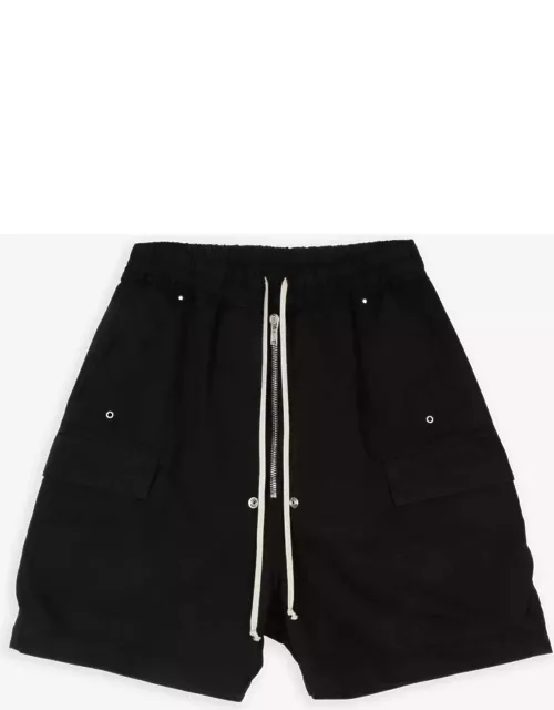 DRKSHDW Cargobela Shorts Black cotton baggy cargo shorts - Cargobela Short