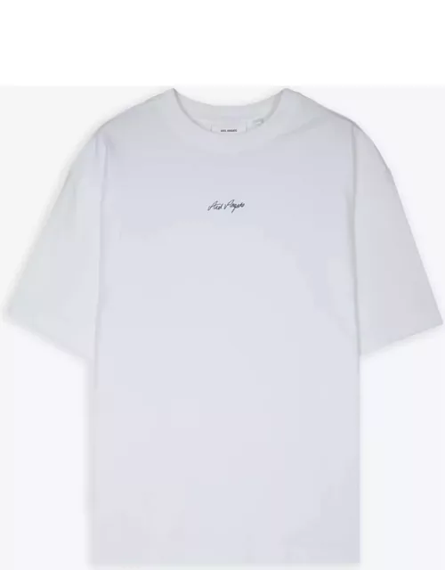 Axel Arigato Sketch T-shirt White cotton t-shirt with italic logo print - Essential T-shirt