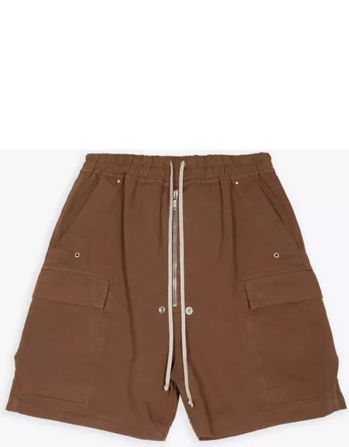 DRKSHDW Cargobela Shorts Brown Cotton Baggy Cargo Shorts - Cargobela Short