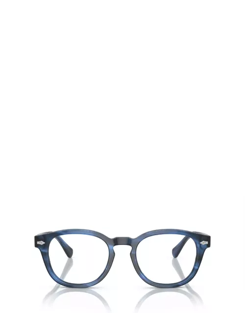 Polo Ralph Lauren Ph2272 Shiny Striped Blue Havana Glasse