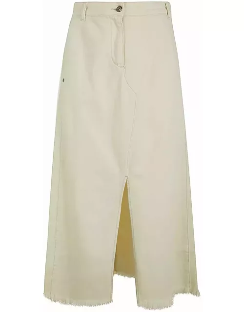 Antonelli Iago Denim Skirt With Slit