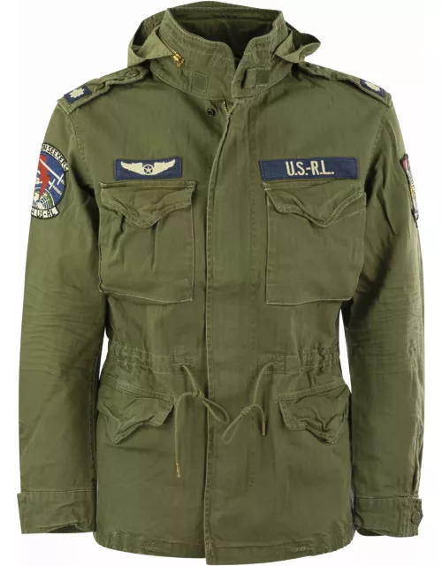 Polo Ralph Lauren Iconic Military Jacket With Patch