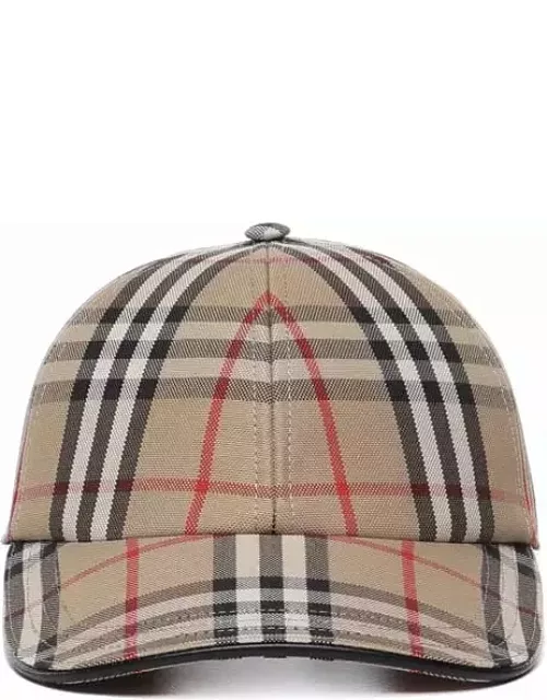 Burberry Vintage Check Hat In Cotton