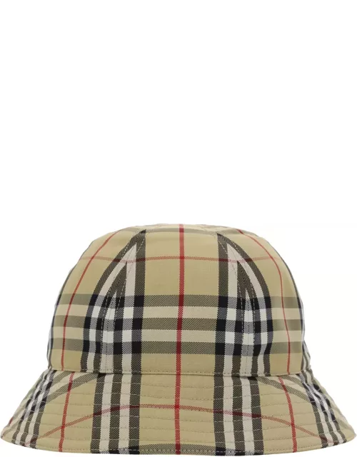 Burberry Bucket Hat In Vintage Check