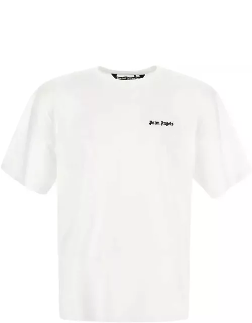 Palm Angels Embroidered Logo Slim Tee