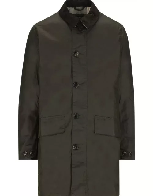 Barbour Buttoned Long-sleeved Jacket