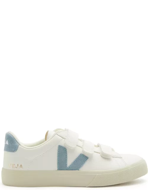 Veja Recife Leather Sneakers - White And Blue - 36 (IT36 / UK3)