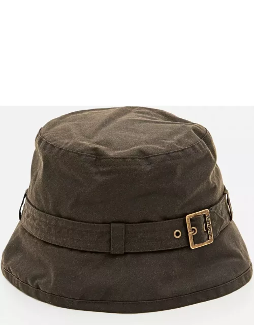 Barbour Kelso Waxed Cotton Belted Bucket Hat