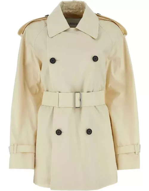 Burberry Double Breasted Belted Trench Coat