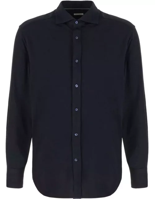 Brunello Cucinelli Spread-collared Buttoned Shirt