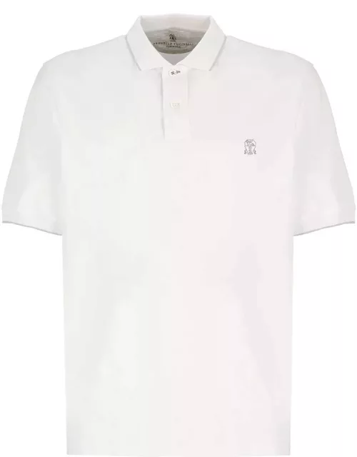 Brunello Cucinelli Chest Logo Regular Polo Shirt