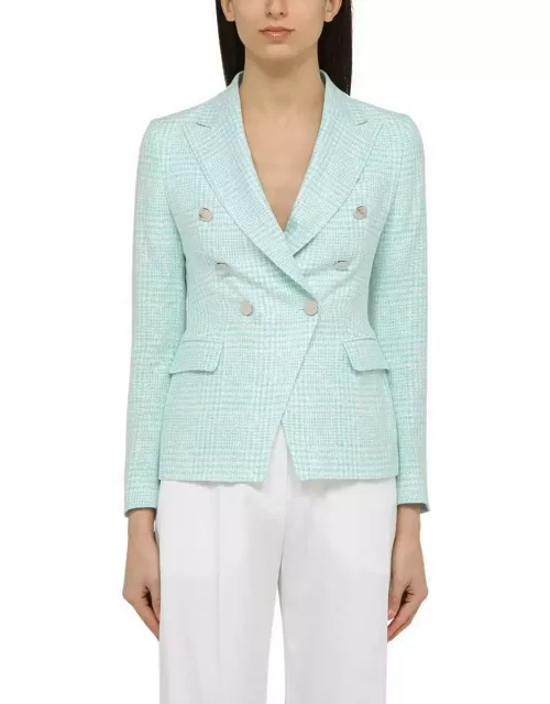 Tagliatore Light Blue Double-breasted Jacket
