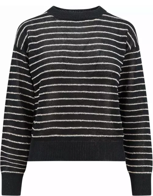 Brunello Cucinelli Sequin Striped Sweater