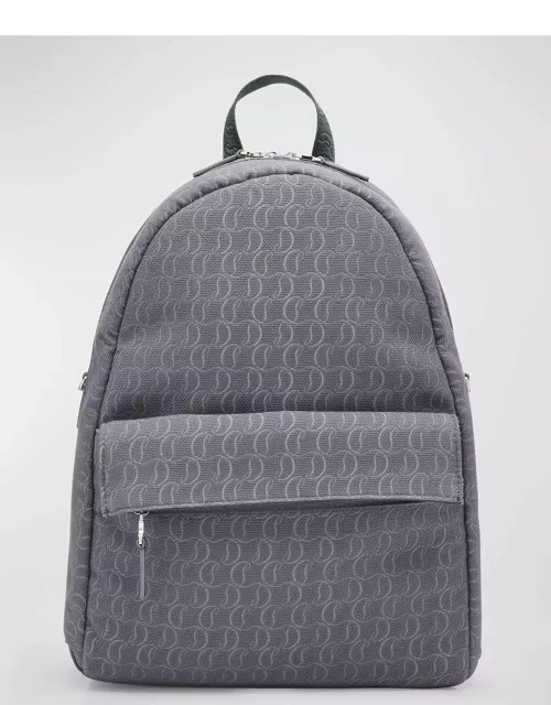 Men's Jacquard Monogram Backpack