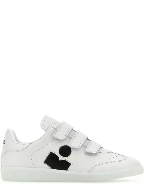 Isabel Marant White Leather Logo Classic Sn Sneaker