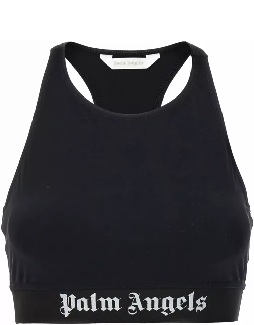 Palm Angels Technical Fabric Crop Top