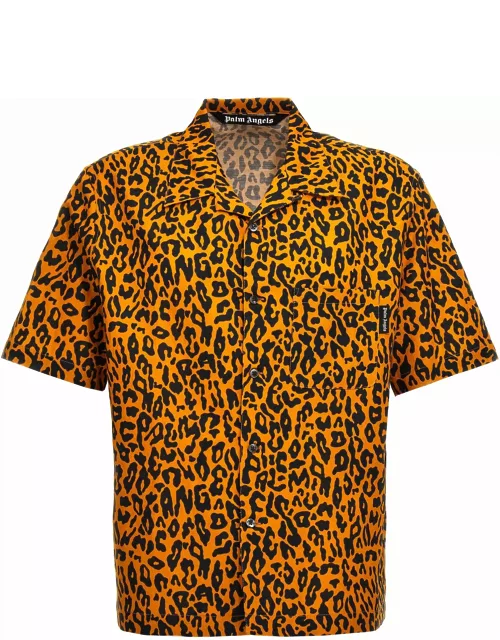 Palm Angels Cheetah Bowling Shirt