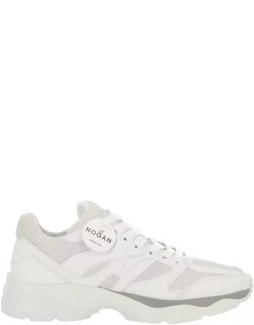 Hogan Round Toe Lace-up Sneaker